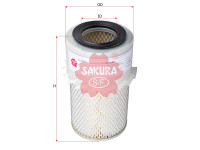 как выглядит sakura фильтр воздушный as1837 на фото