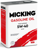 как выглядит масло моторное micking gasoline oil mg1 5w40 sp 4л на фото