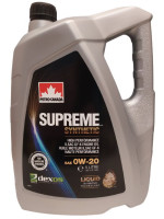 как выглядит масло моторное petro-canada supreme synthetic motor oil 0w20 5л на фото