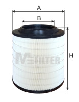 как выглядит m-filter фильтр воздушный a578 на фото