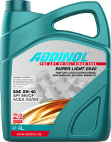 как выглядит масло моторное addinol super light 0540 5w-40 4л  на фото