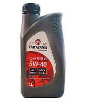 как выглядит масло моторное takayama 5w40 sn/cf 1л на фото