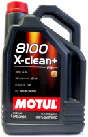 как выглядит масло моторное motul 8100 x-clean fe c3 5w30 4л на фото