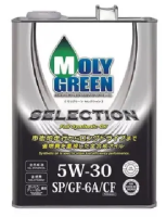 как выглядит масло моторное molygreen selection sp/gf-6a/cf 5w30 4л  на фото