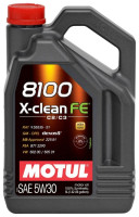как выглядит масло моторное motul 8100 x-clean 5w30 5л на фото