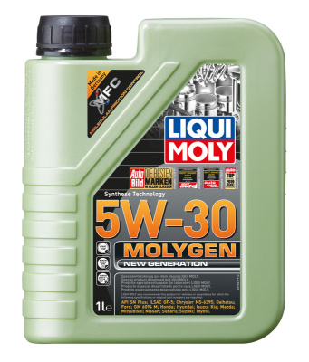 как выглядит liqui moly 5w-30 sn/сf molygen new generation 1л (нс-синт.мотор.масло) на фото